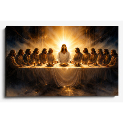 Grande œuvre d'art sur toile 24 x 36 pouces spirituelle inspirante pour le salon, la chambre à coucher et le bureau - prête à être suspendue
