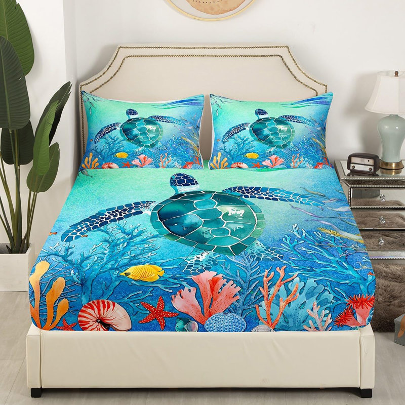 Sea Turtle Pattern Bed Sets