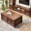 Table basse en pin de qualité-106299671