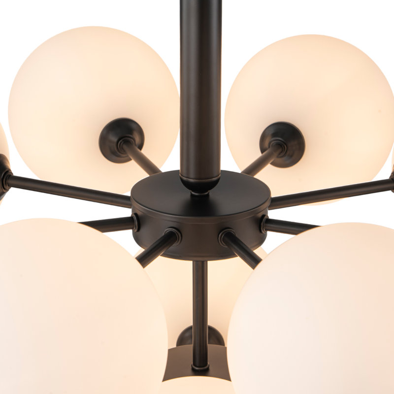Lustre Delacroy, Givré, Noir