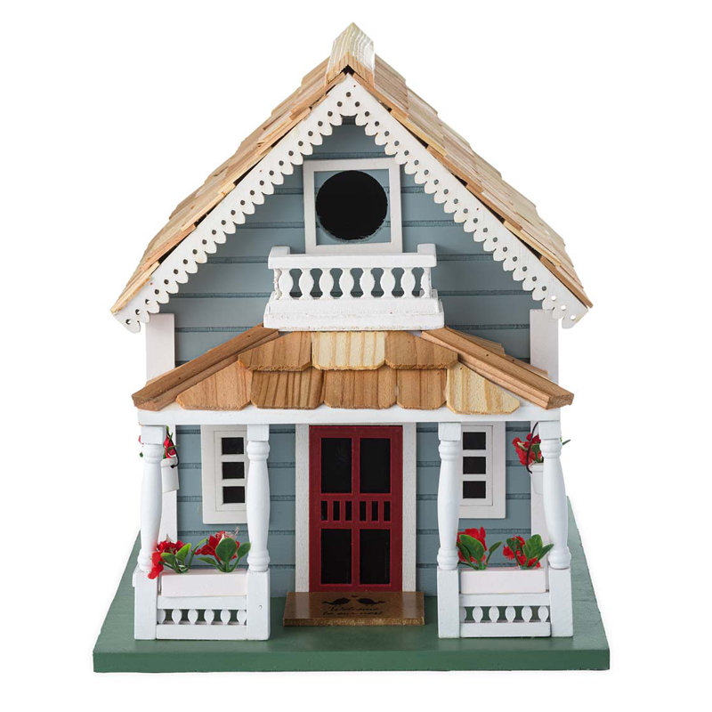 Maison d'oiseaux 10 po x 10,25 po x 8,5 po Welcome Home