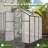 6X6ft Walk-In Outdoor Greenhouse - Polycarbonate Garden Greenhouse With Sturdy Aluminum Frame, Adjustable Vents, Lockable Door & UV Protection For Backyard-128848469