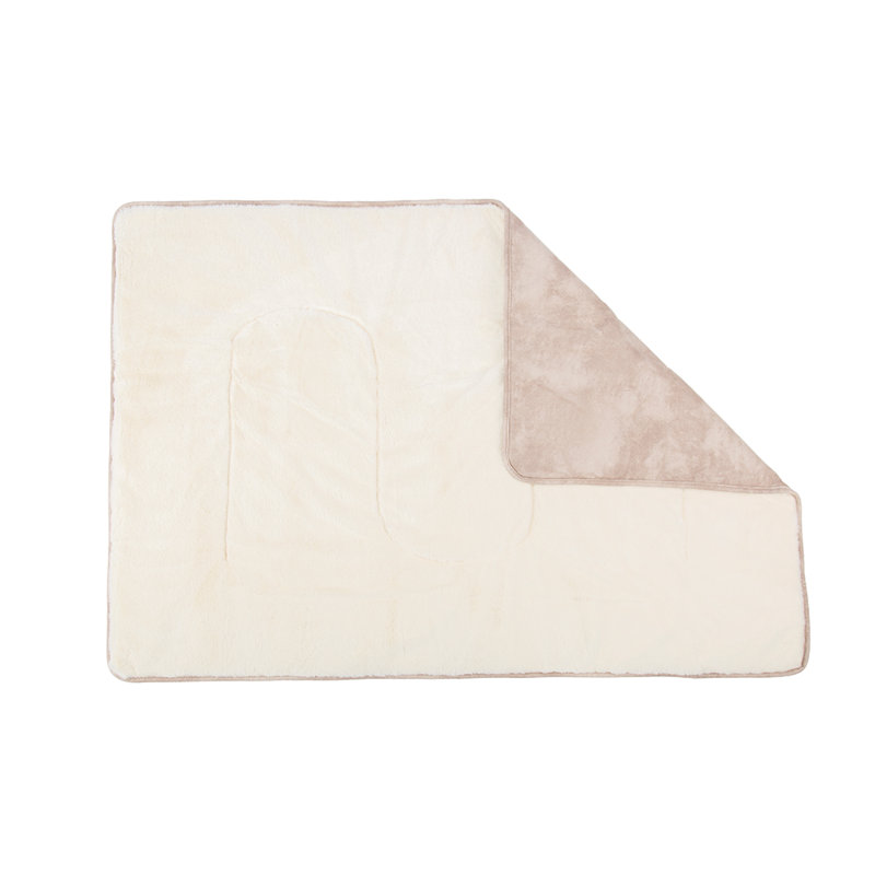 Knightsbridge Polyester Pet Bed, Cream