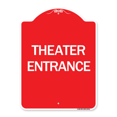 Signmission Designer Series Sign - Theater Entrance/24431