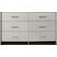 Commode blanche 6 tiroirs Seraphiel-1814446522