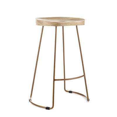 Wayman Counter Stool with Metal Frame