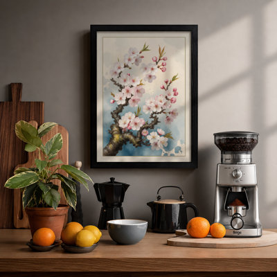 Delicate Blossom Botanical - Framed Print