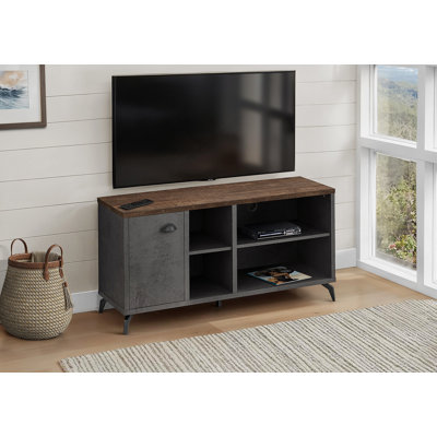 Meuble télé polyvalent avec rangement, idéal pour le divertissement multimédia, convient au salon, à la chambre à coucher et à divers espaces domestiques