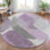 Machine Washable Indoor/Outdoor Xhevrie Purple Rug