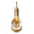 Elswick Industrial 1 Light Gold Armed Sconce
