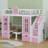 Bunk Bed With Changeable Table, Bunk Bed Turn Into Upper Bed And Down Desk