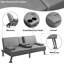 Futon convertible moderne, canapé-lit pliant réglable-1189155407