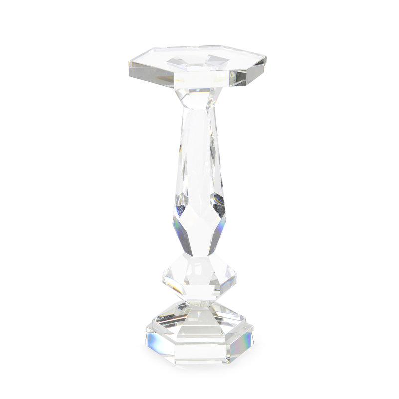 Table martini en cristal taillé