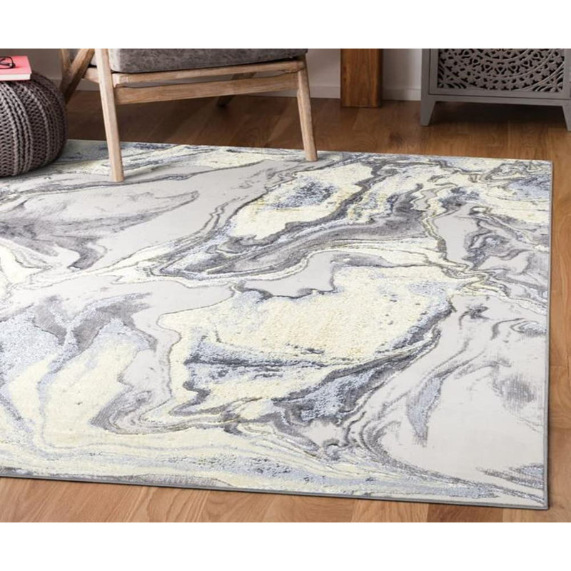 Andon Abstract Area Rug, Rectangle 60 x 110cm