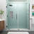 Belmore GS 69.25" - 70.25" W x 72" H Hinged Frameless Shower Door-30103810-105838444