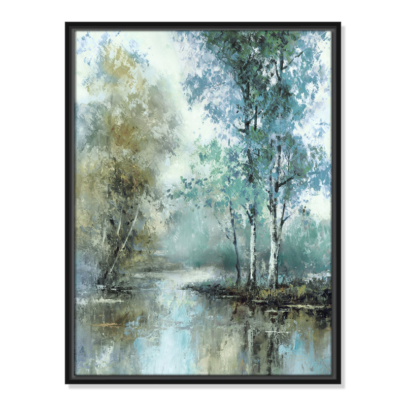 «Spring's Grace I Print» par T.C. Chiu, Noir, H 25,5 po x l 19,5 po