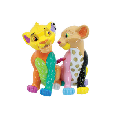 Disney BRITTO Simba et Nala du roi lion figure 6 po