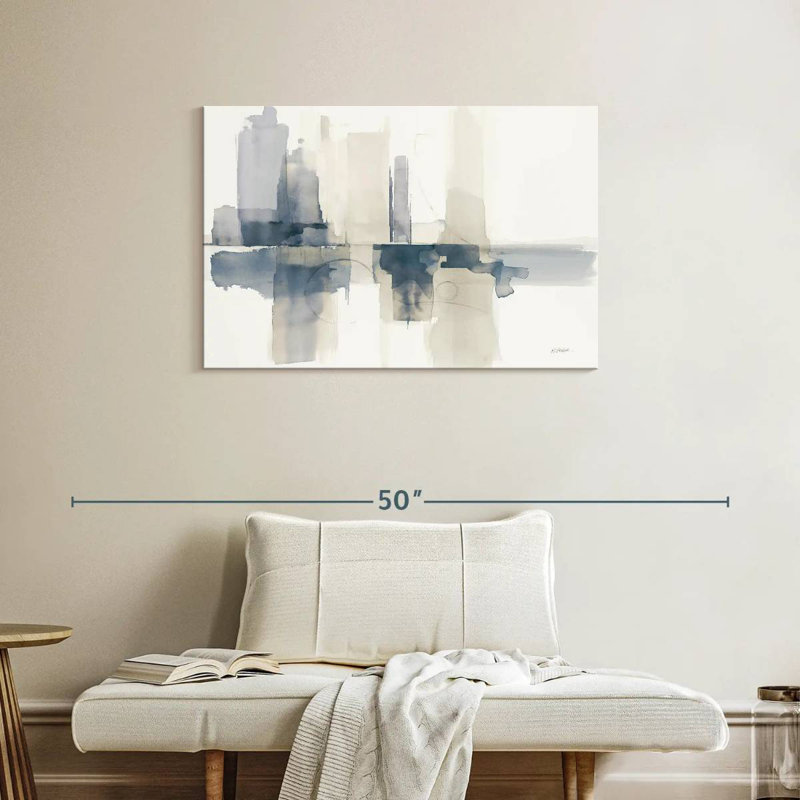 Avery Improvisation Navy, 24" H x 36" W