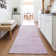 Machine Washable Indoor/Outdoor Xhevrie Blush Rug