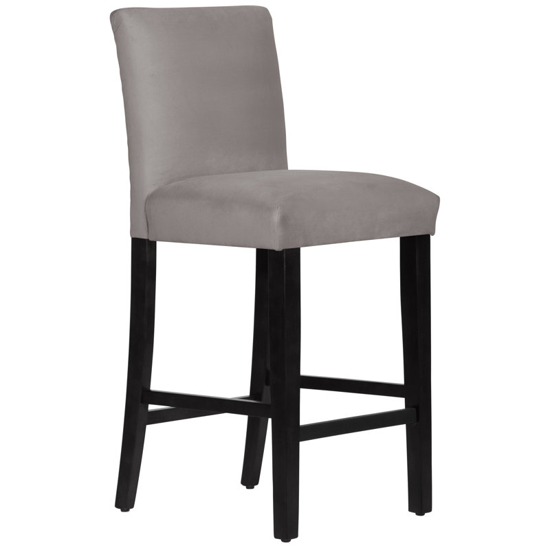 Tabouret de bar et de comptoir Hadrien, Tabouret de bar (siège d'une hauteur de 31 po), Bois noir