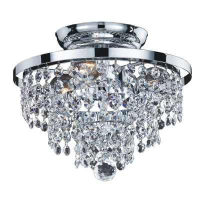 Delisle Crystal Semi Flush Mount