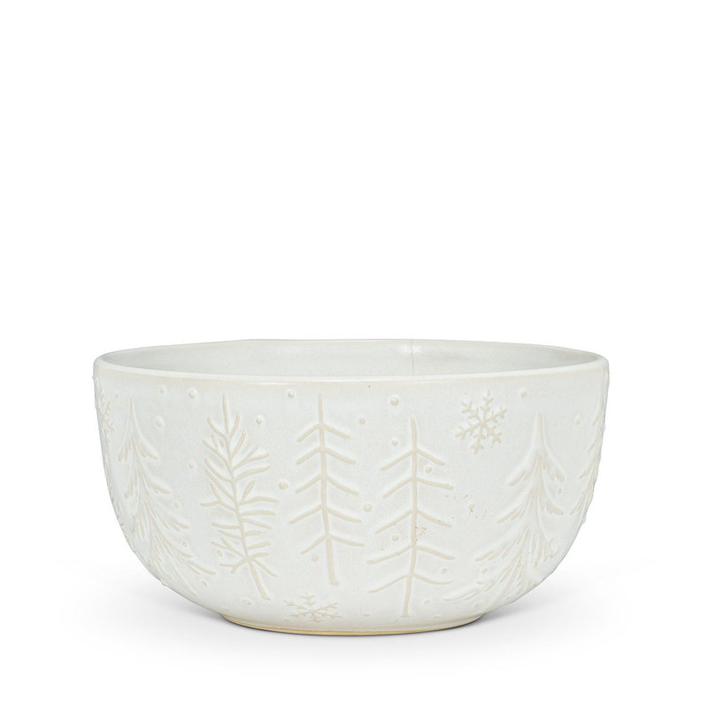 Arbre et flocon de neige 12 oz liq. Bol de service