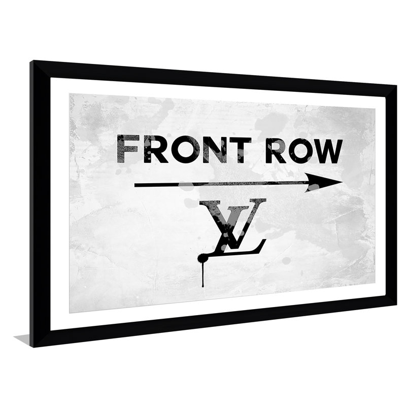 " Front Row Lv ", 27.5" H x 39.5" W, Paper Framed