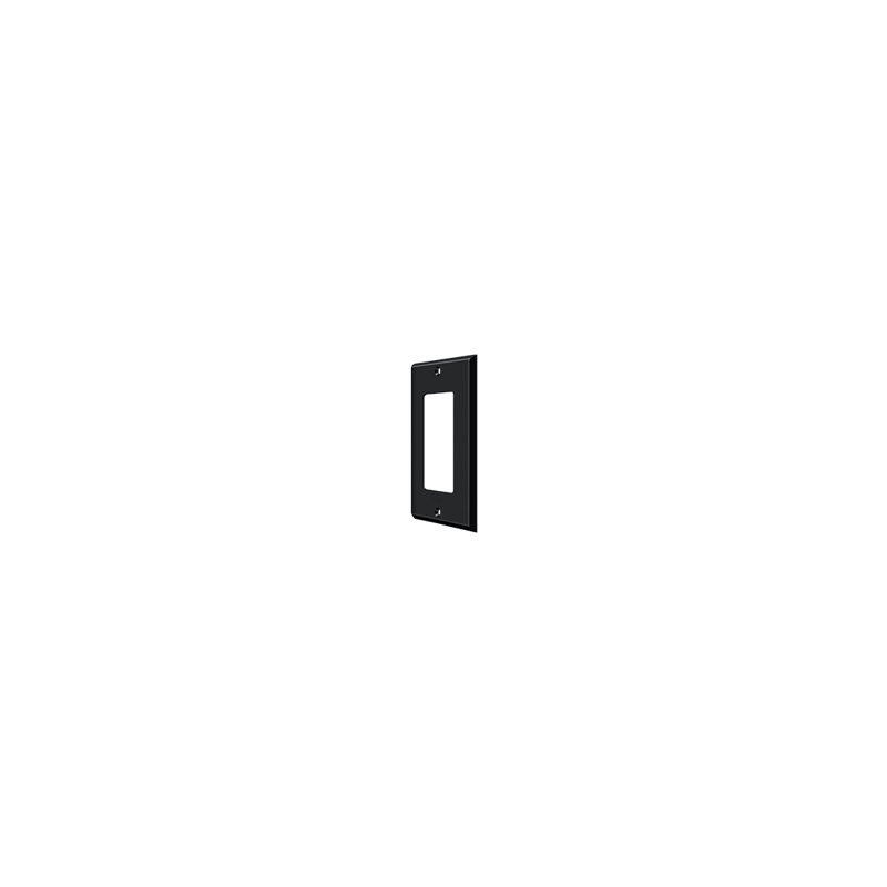 Deltana SWP4754U19 Switch Plate, Single Rocker in Paint Black