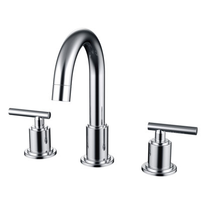 Widespread 2-handle Bathroom Faucet with Drain Assembly