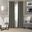 Panneau de rideau simple semi-diaphane avec œillets Taplin Essex-32960430-32960425