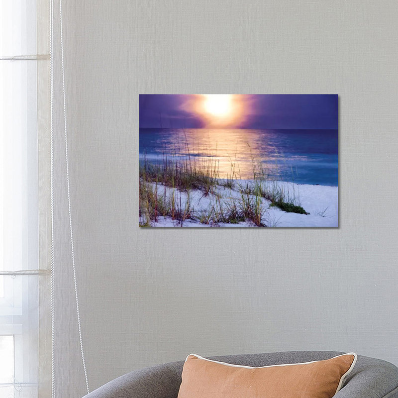 Pensacola Moonrise 1 Piece Wrapped Canvas Wall Art, 66.04 cm H x 45.72 cm W x 3.175 cm D