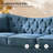 Mario Traditional 83"Wide Tufted Sofa with Solid Wood Legs-1972659894