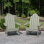 Ensemble de deux chaises Adirondack en plastique recyclé Hintz Essential