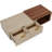 42.13" Extendable Walnut & Oak Coffee Table With 2 Storage Drawers