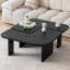 Table basse en bois, table de salon carrée moderne Mid Century, forme ajustable libre, 2 pièces-2129587139-2132692897