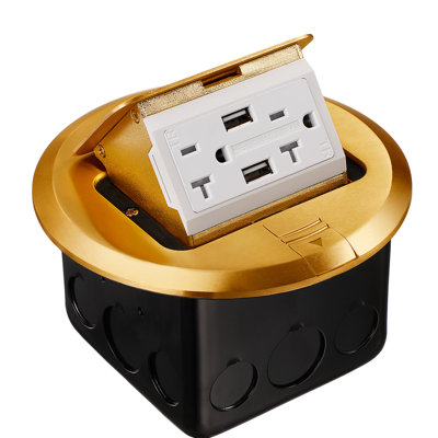 20-Amp Standard Tamper Resistant Combination Outlet with Usb Charge Ports