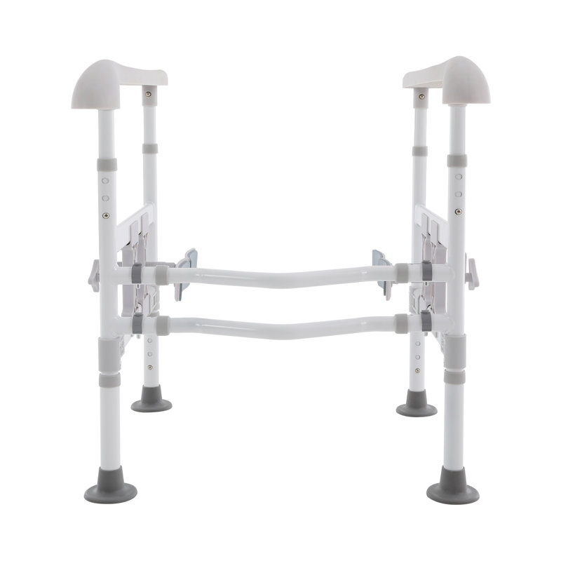 Rails de sécurité réglables pour toilette