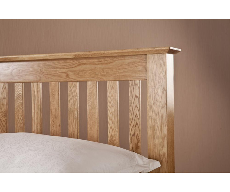 Marley Bed, Kingsize (5'), White Oak