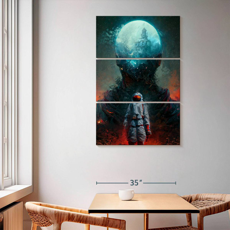 Kelan Escape And Start A New Journey, 65" H x 42" W