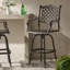 TABOURET DE BAR EN FONTE D'ALUMINUM