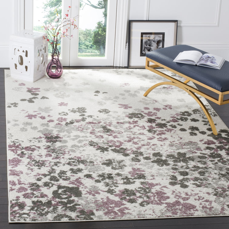 Gall Floral Hand Woven Area Rug