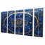 «Balance Flower Of Life Blue Gold - Ensemble de 5 décorations murales géométriques»-437313555
