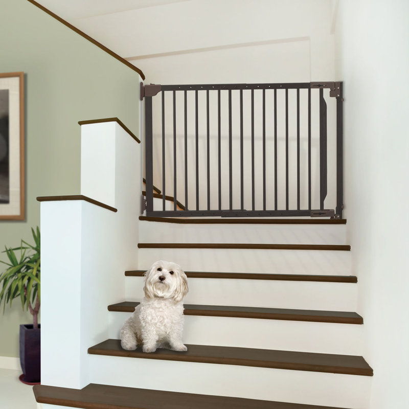 Barrière pour animaux extensible bois avec traverse