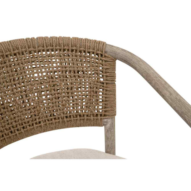 Chaise d'appoint en tissu 2 pièces Juxtaposition