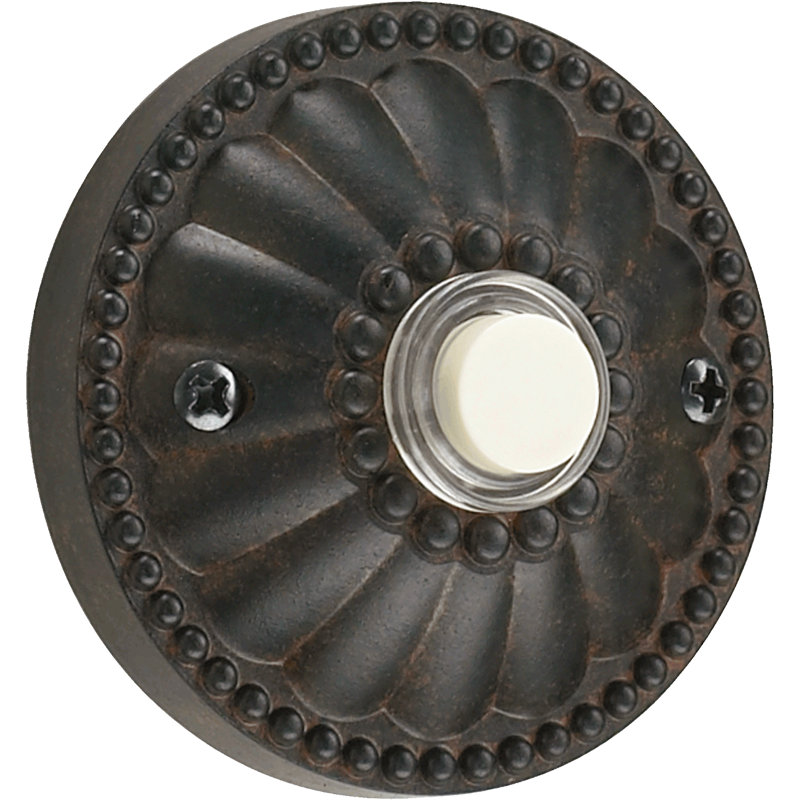 Bouton-poussoir rond élégant