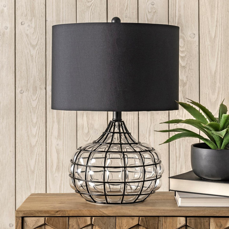 Lampe de table noire 20 po Pereira