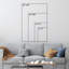Œuvre d'art minimaliste minimaliste beige, géométrique neutre moderne, chambre à coucher ou étude murale, impression sur toile encadrée-115240438-115240439-115240437