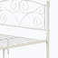 Structure de lit double en acier