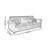 Grand Barton Chenille Straight Couch