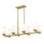 Lustre linéaire 8 lumières Avers-100157043